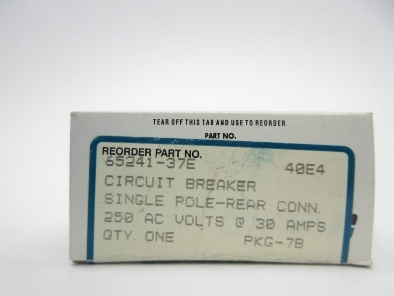 RELIANCE ELECTRIC 65241-37E 250VAC 30A NSMP