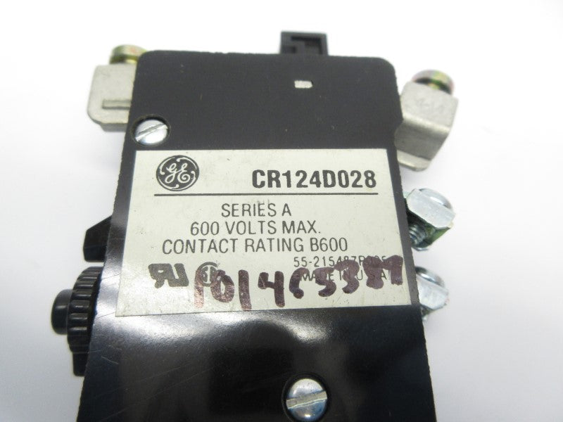 GENERAL ELECTRIC CR124D028 SER. A 600V NSNP