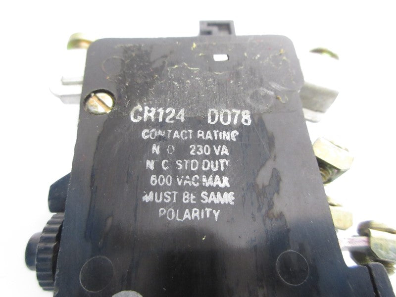 GENERAL ELECTRIC CR124D078 600VAC NSNP