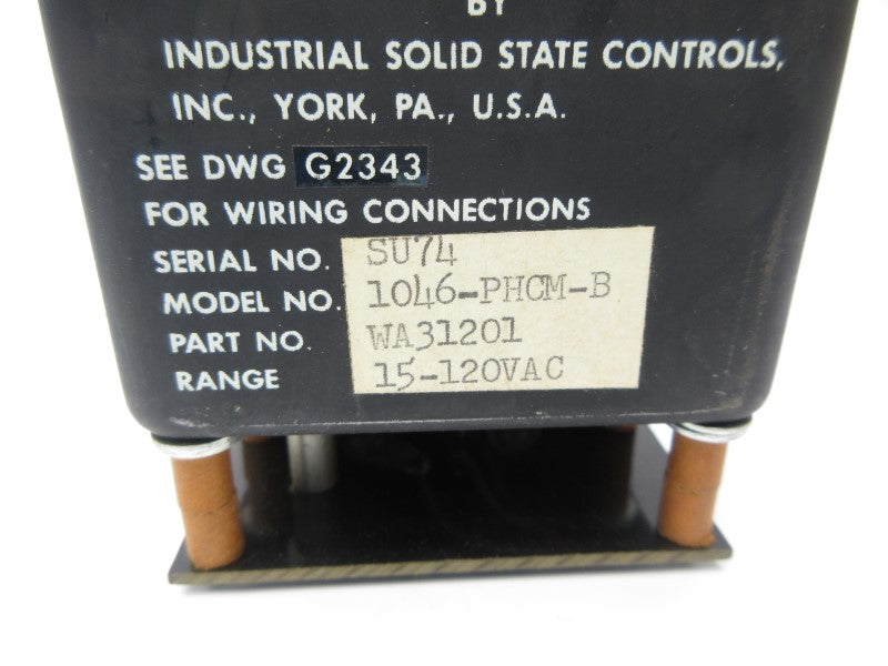 ISSC 1046-PHCM-B WA31201 15-120VAC NSNP