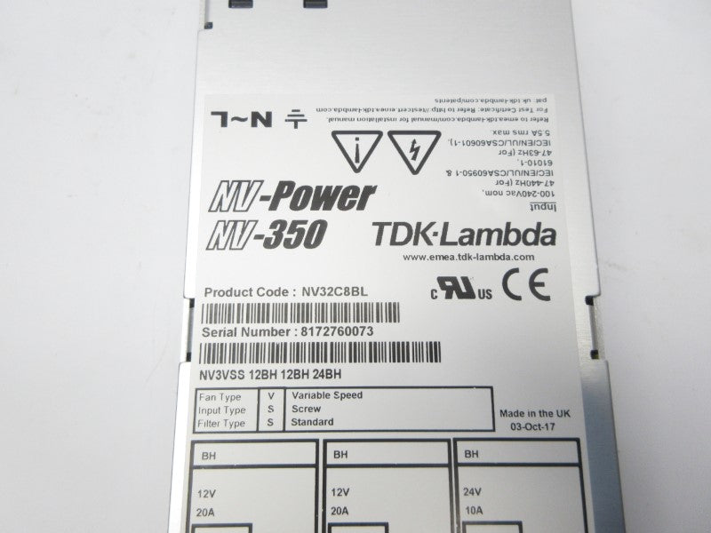 TDK-LAMBDA NV32C8BL 100-240VAC NSNP