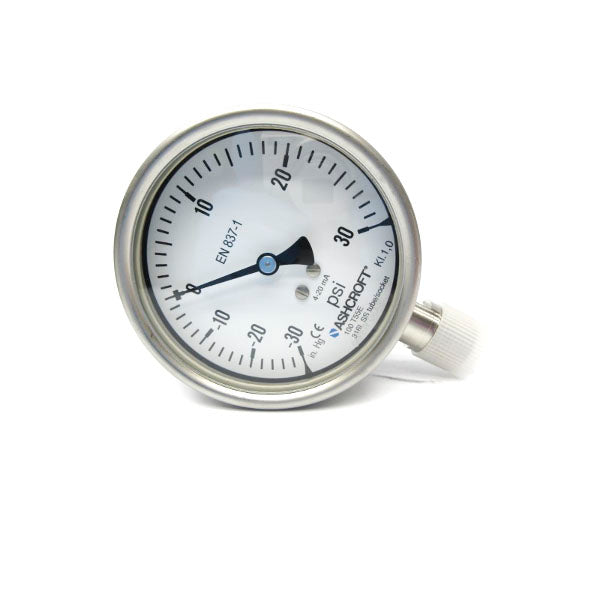 ASHCROFT 100=T55E=S=H=04=L=N30_30IM_#=M1=0 -30-0-30PSI NSNP