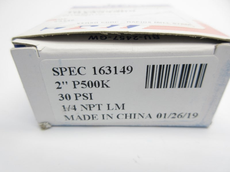AMETEK 163149 30PSI 1/4" NSMP