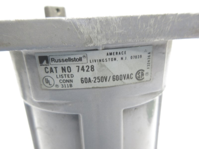 RUSSELLSTOLL 7428 600VAC 60A (AS PICTURED1) UNMP