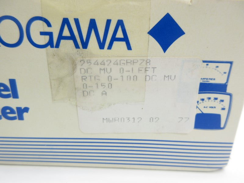 YOKOGAWA 254424GBPZ8 0-150DCA NSMP