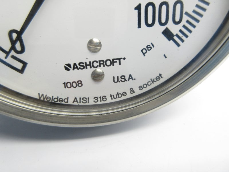 ASHCROFT 1008 0-1000PSI NSNP