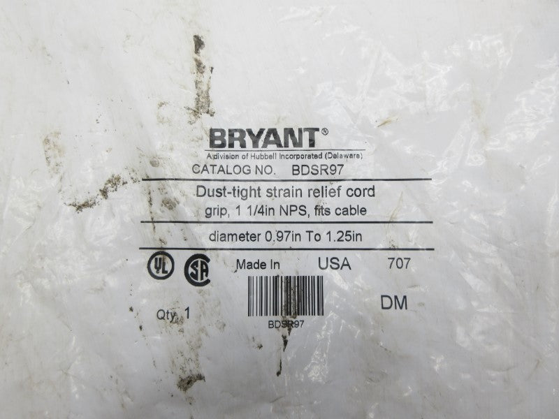 BRYANT BDSR97 1-1/4" NSMP