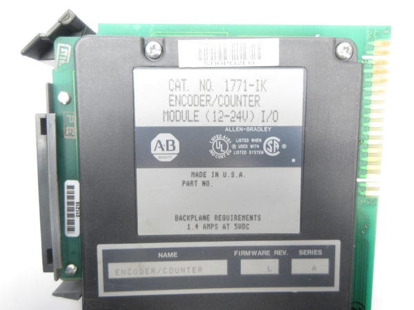 ALLEN BRADLEY 1771-IK SER. A F/W L 12-24V UNMP