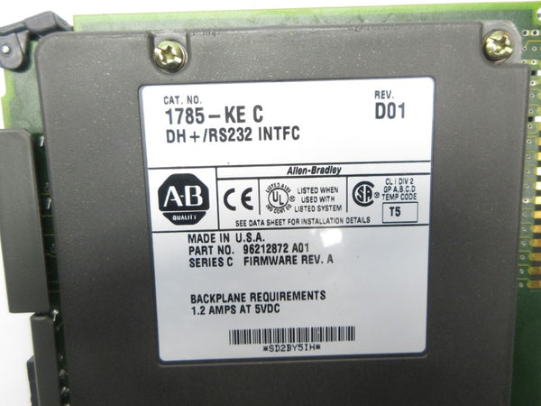 ALLEN BRADLEY 1785-KE SER. C F/W A REV. D01 UNMP