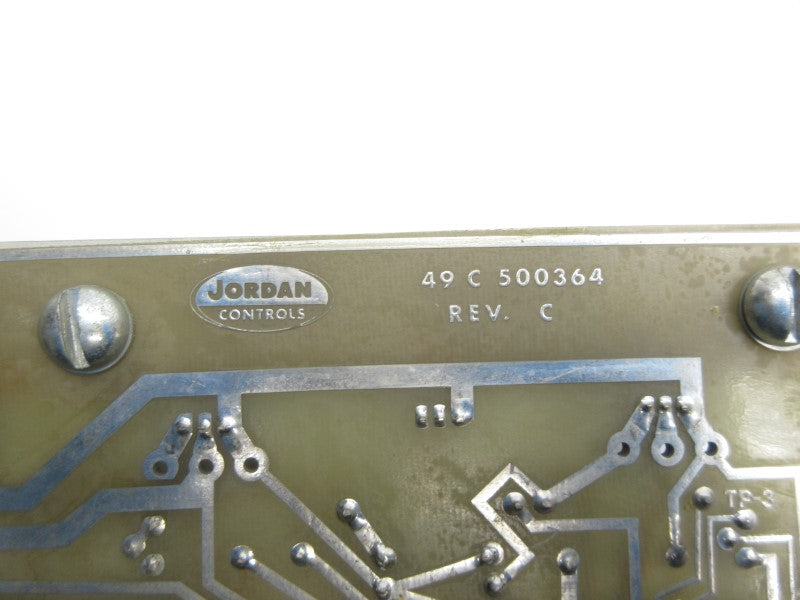 JORDAN CONTROLS 49-C-500364 REV. C UNMP