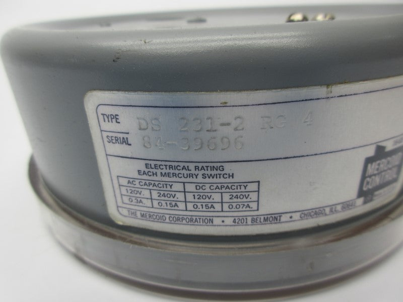 MERICOID DS231-2RG4 240VAC 0.15A UNMP