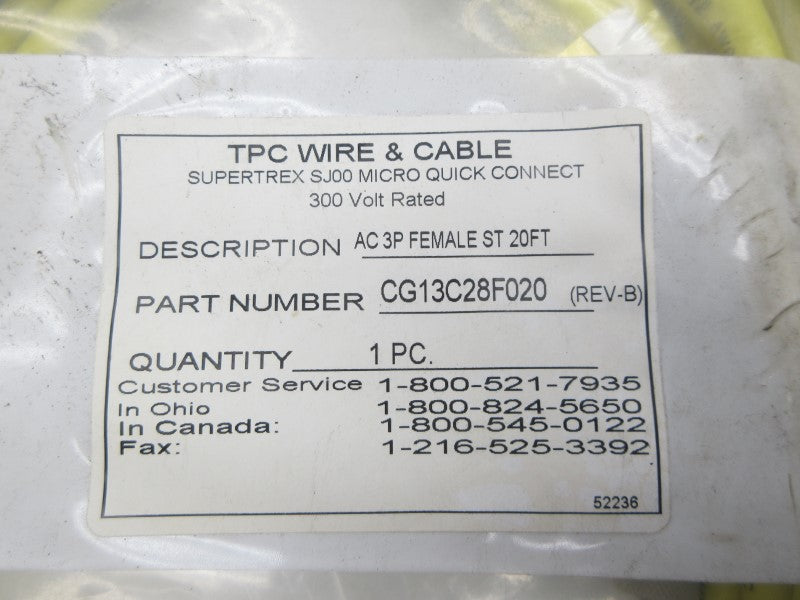 TPC CG13C28F020 300V NSMP