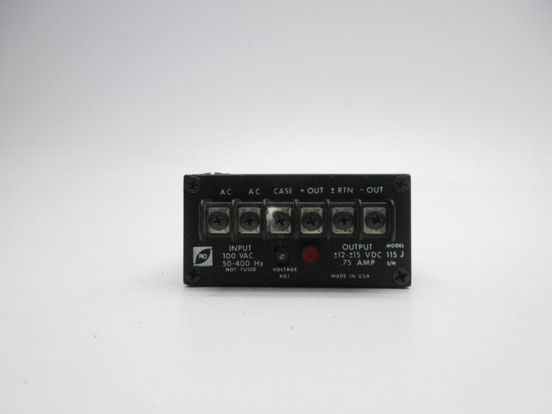 RO ASSOCIATES 115J 100VAC .75A UNMP