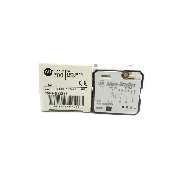 ALLEN BRADLEY 700-HB33Z24 SER. E 24VDC 15A (WH) NSMP