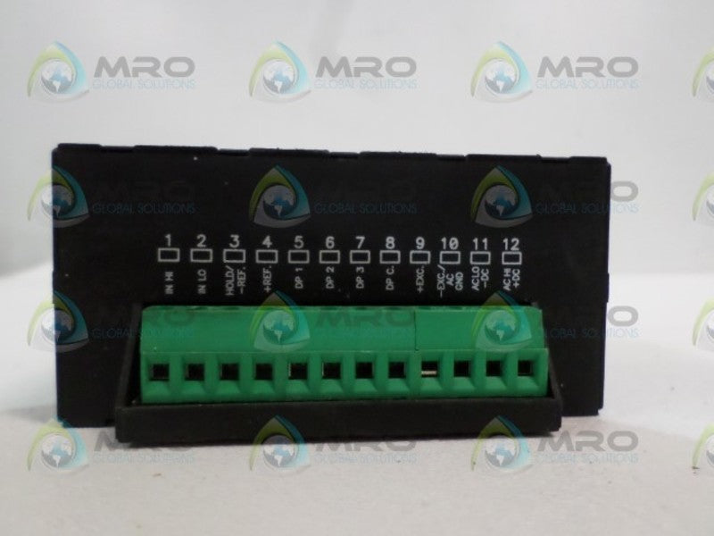 SIMPSON F35-1-11-0-FS DIGITAL PANEL METER UNMP