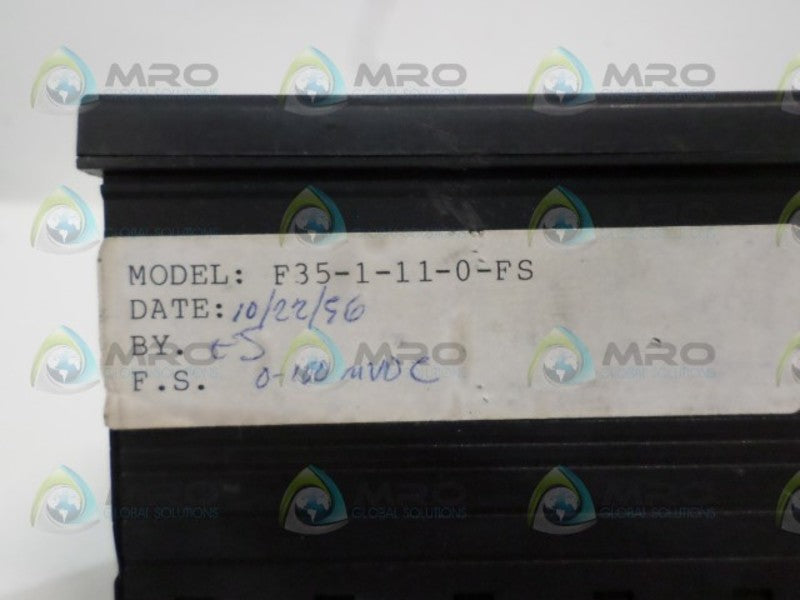 SIMPSON F35-1-11-0-FS DIGITAL PANEL METER UNMP