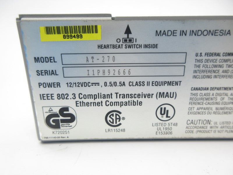 ATL AT-270 12/12VDC 0.5/0.5A NSNP