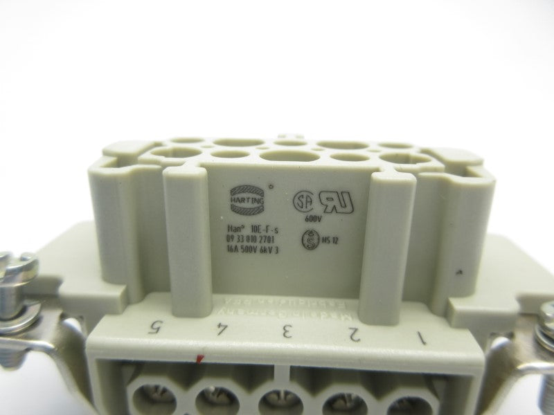 HARTING HAN10E-F-S 500V 16A NSNP