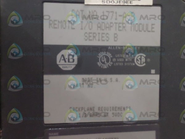 ALLEN BRADLEY 1771-ASB SER. B F/W F  UNMP