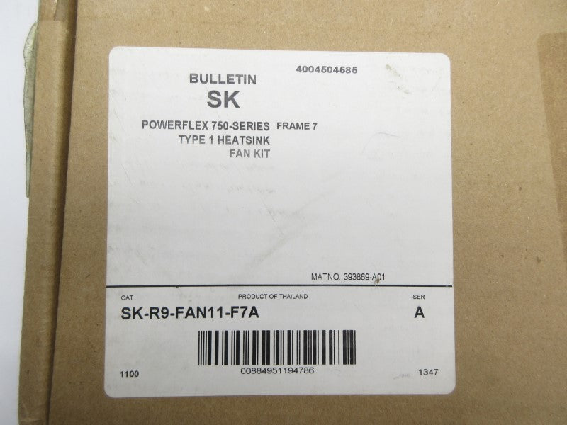 ALLEN BRADLEY SK-R9-FAN11-F7A SER. A NSMP