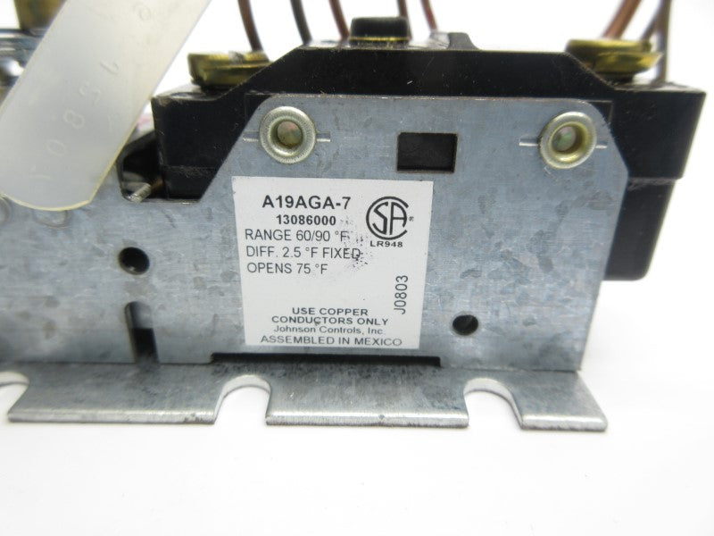 JOHNSON CONTROLS A19AGA-7 NSNP