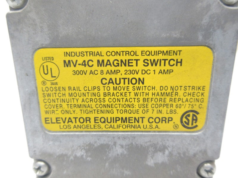 ELEVATOR EQUIPMENT MV-4C 300VAC 8A NSNP