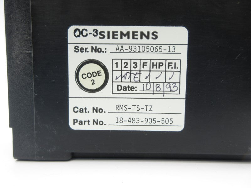 SIEMENS RMS-TS-TZ NSNP