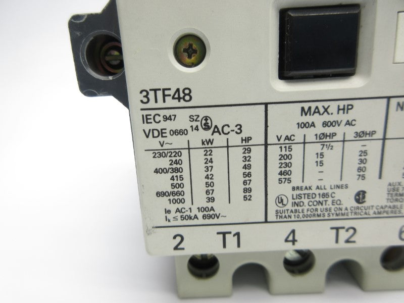 SIEMENS 3TF48 110/120V NSNP