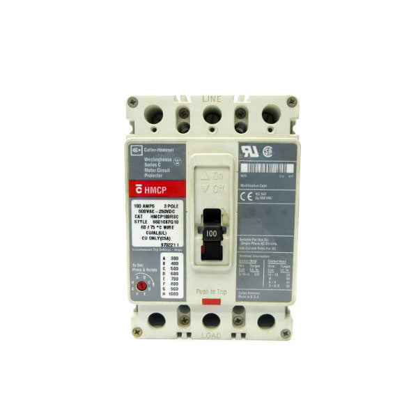 WESTINGHOUSE HMCP100R3C SER. C 600VAC 100A NSNP