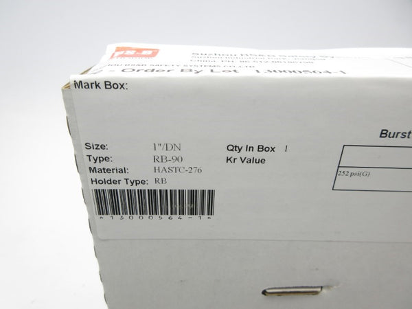 BS&B RB-90 252PSI 1" NSFS