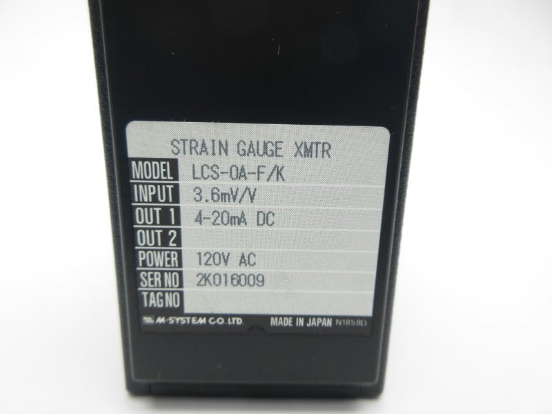 M-SYSTEM LCS-0A-F/K 120VAC NSNP