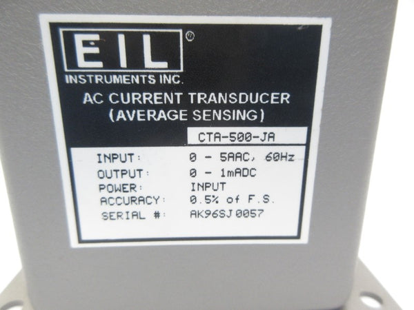 EIL INSTRUMENTS CTA-500-JA 5VAC NSNP