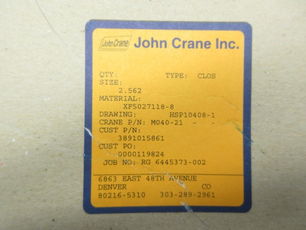 JOHN CRANE M040-21 NSMP