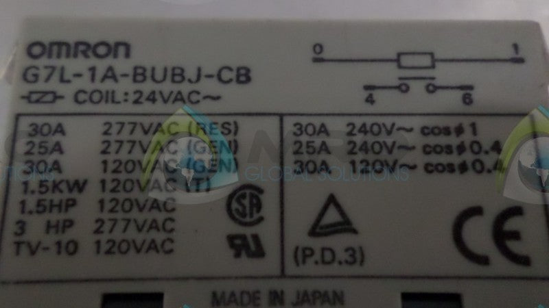 OMRON G7L-1A-BUBJ-CB COIL UNMP