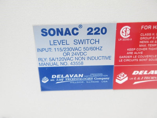 DELAVAN 220 115/230VAC NSNP