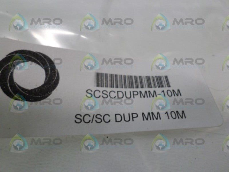 LYNN ELECTRONICS SCSCDUPMM-10M FIBER OPTIC CABLE NSNP