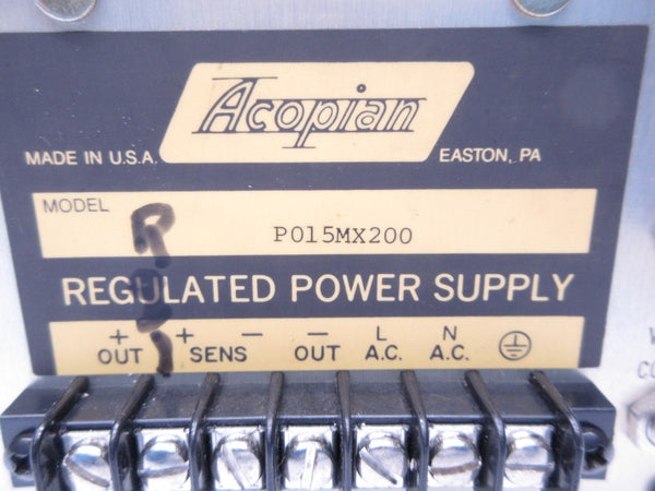 ACOPIAN P015MX200 NSNP