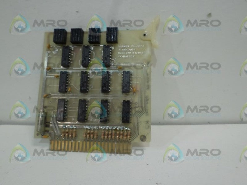 LLOYD CONTROLS REDCO PC7051 BCD ON BINARY COUNTER UNMP