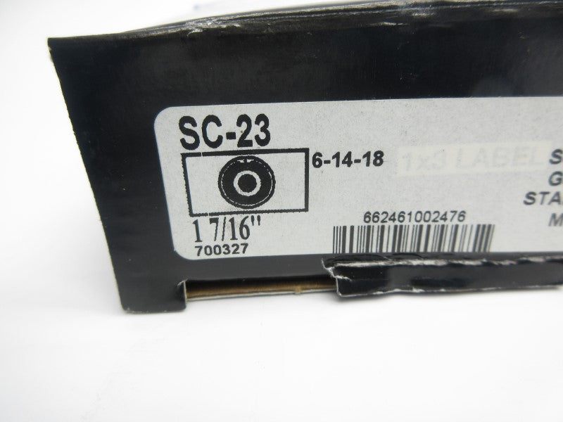 SEALMASTER SC-23 700327 1-7/16" NSMP