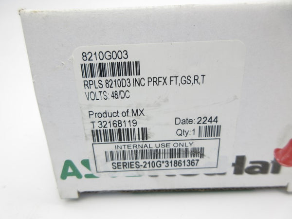 ASCO 8210G003 48VDC 5-250PSI 3/4" NSMP