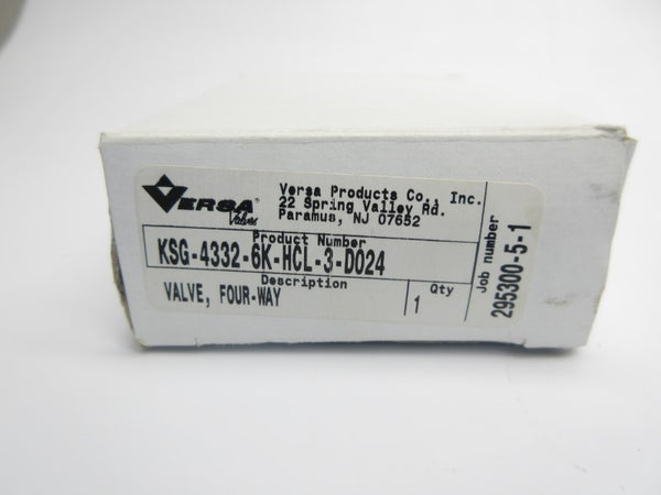 VERSA KSG-4332-6K-HCL-3-D024 24VDC 45-175PSI NSMP