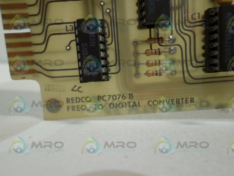 LLOYD CONTROLS REDCO PC7076B DIGITAL CONVERTER UNMP