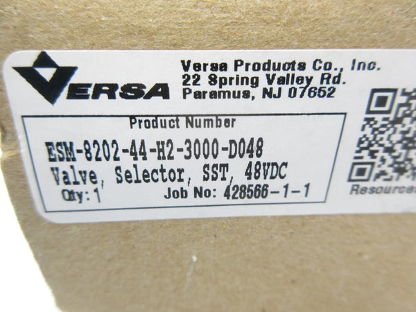 VERSA ESM-8202-44-H2-3000-D048 48VDC 100PSI NSMP