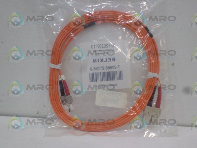 BELKIN A2F20207-10 DUPLEX FIBER OPTIC CABLE NSMP