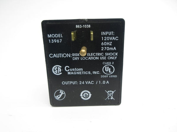CUSTOM MAGNETICS 13967 24VAC 1.0A NSNP