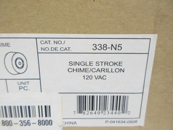 EDWARDS SIGNALING 338-N5 120VAC .12A NSMP