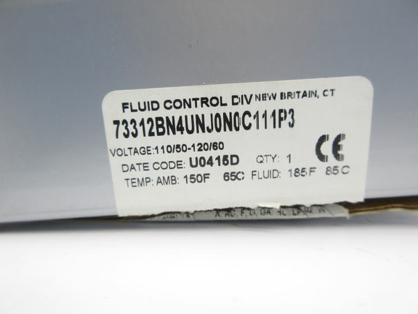 PARKER 73312BN4UNJ0N0C111P3 110/120V 10-180PSI NSMP
