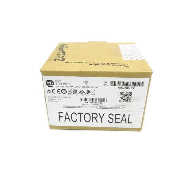 ALLEN BRADLEY 1794-PS13 SER. B 120/230VAC DATE: 2023 NSFS