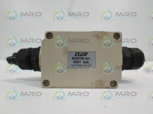 TOGI BOXTM-401 RELAY BOX 600V UNMP