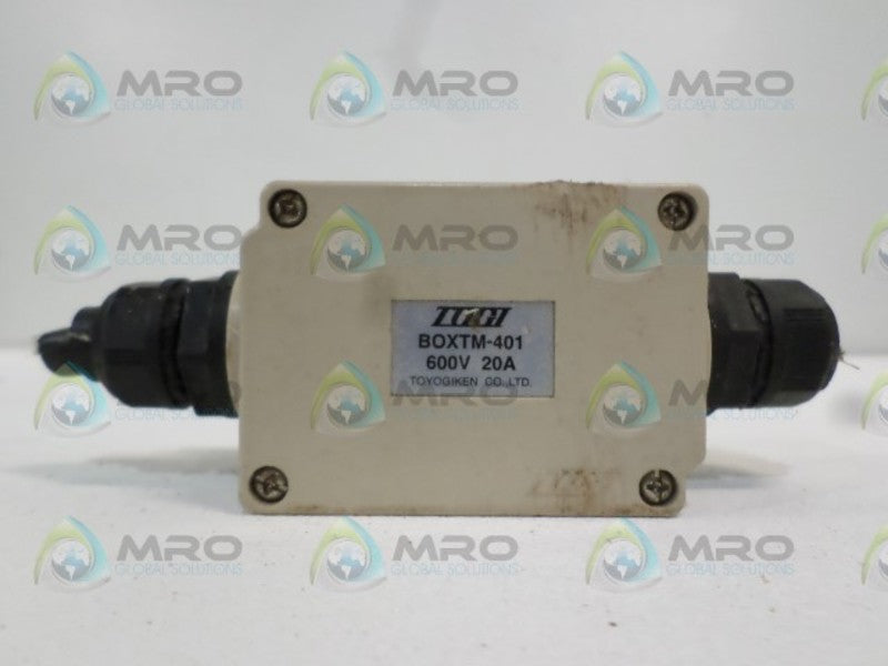TOGI BOXTM-401 RELAY BOX 600V UNMP